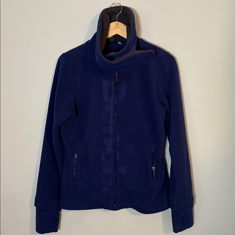 Helly Hansen Navy Fleece Jacket with High Collar